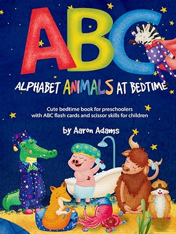 abc animals at bed